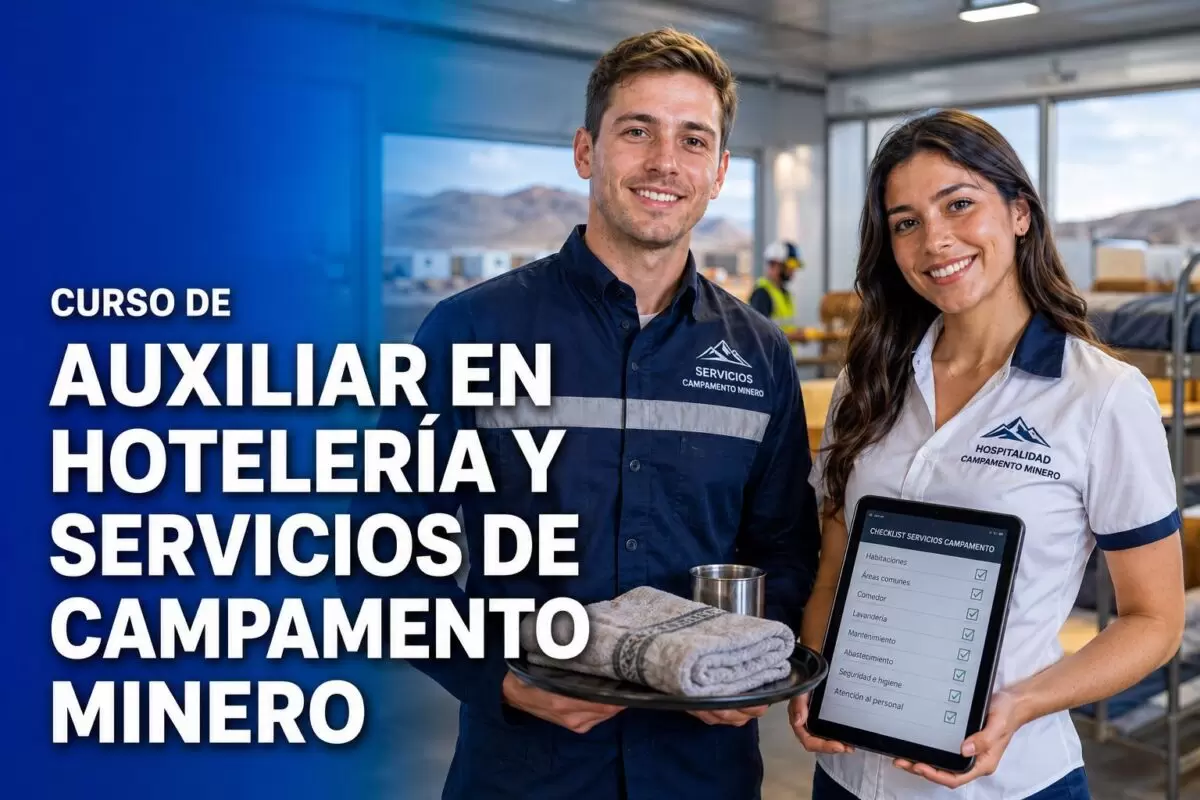 Auxiliar en Hotelería y Servicios de Campamento Minero
